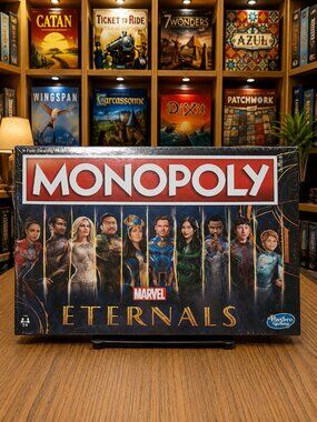 2021 Monopoly Marvel Eternals Board Game Hasbro New Factory Sealed